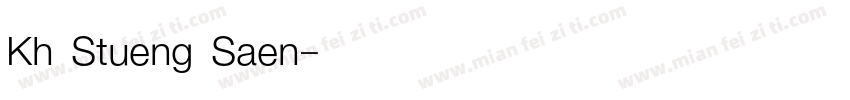 Kh Stueng Saen字体转换